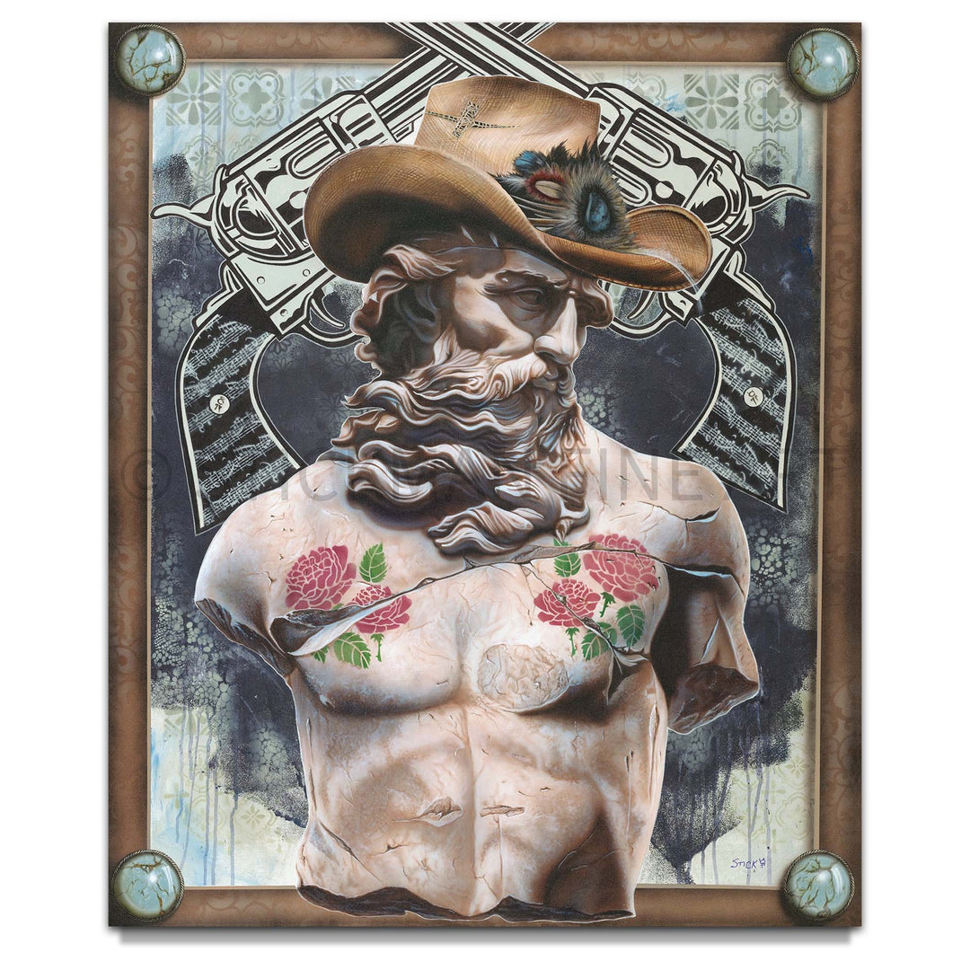 Stickman Outlaws and Outsiders (Cowboy) Limited Edition Giclee