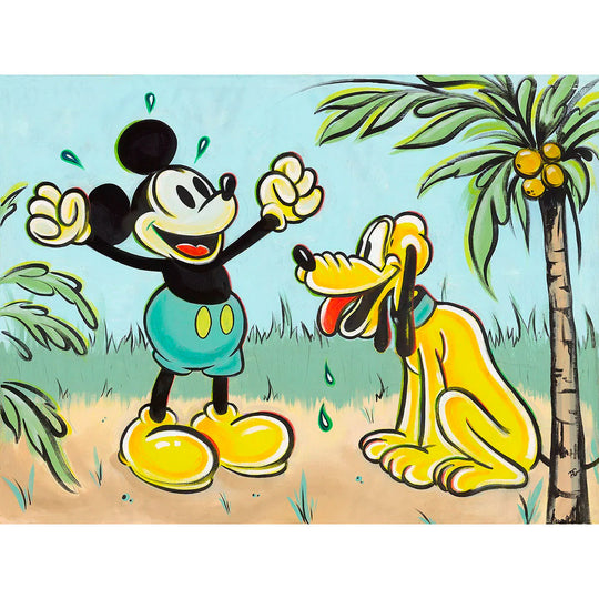Dom Corona Disney Pals in Paradise Limited Edition Canvas Giclee