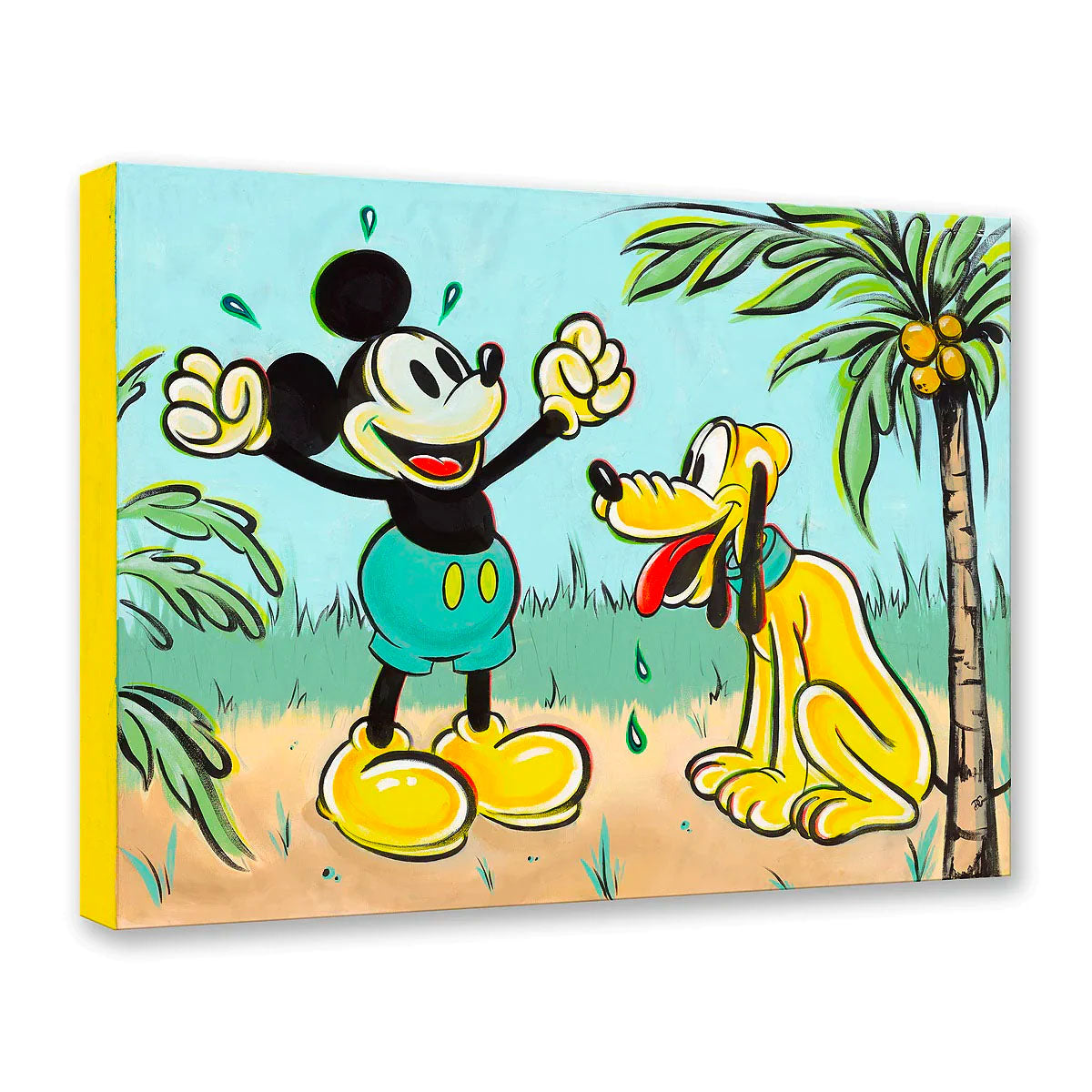 Dom Corona Disney "Pals in Paradise" Limited Edition Canvas Giclee