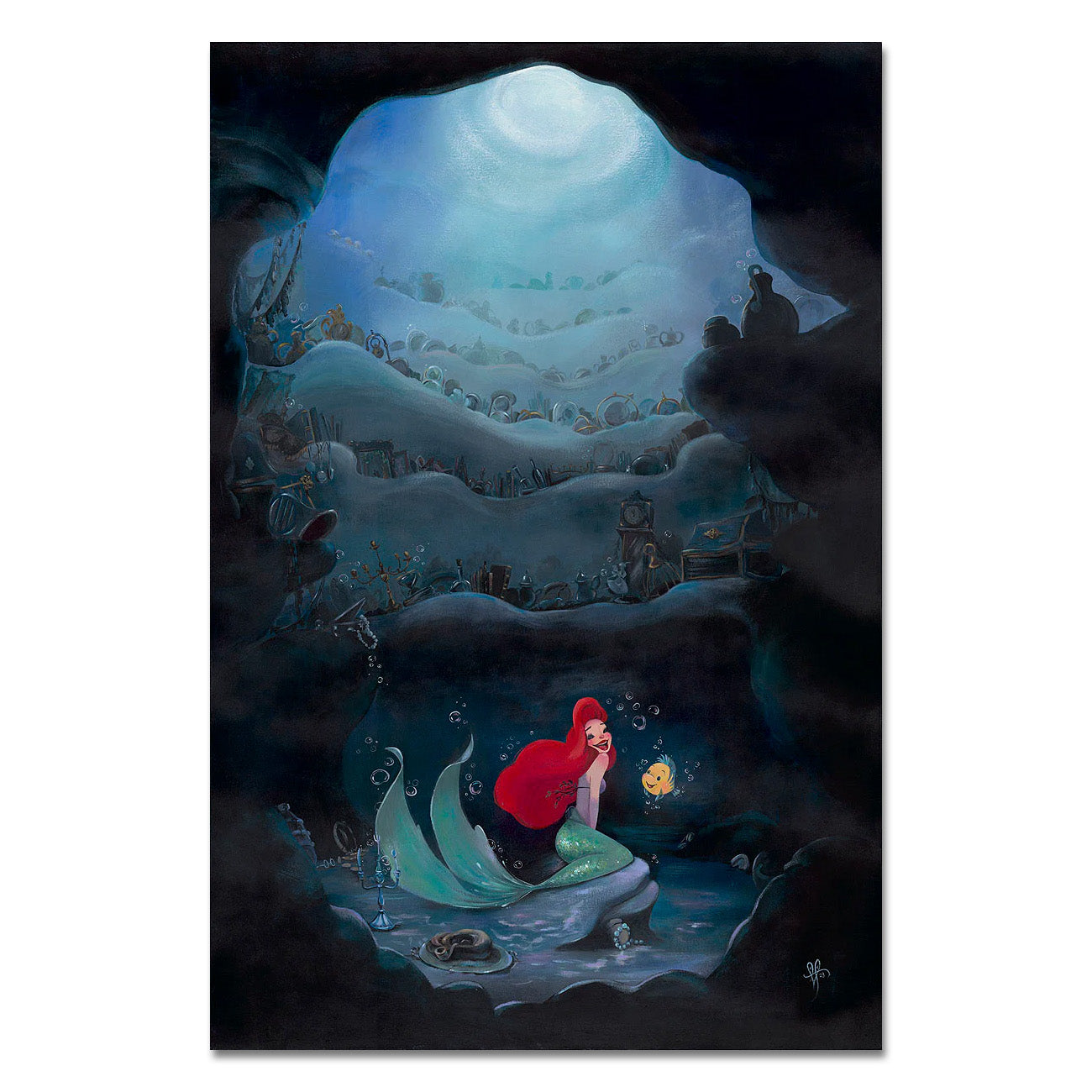 Liana Hee Disney Part of That World Limited Edition Canvas Giclee