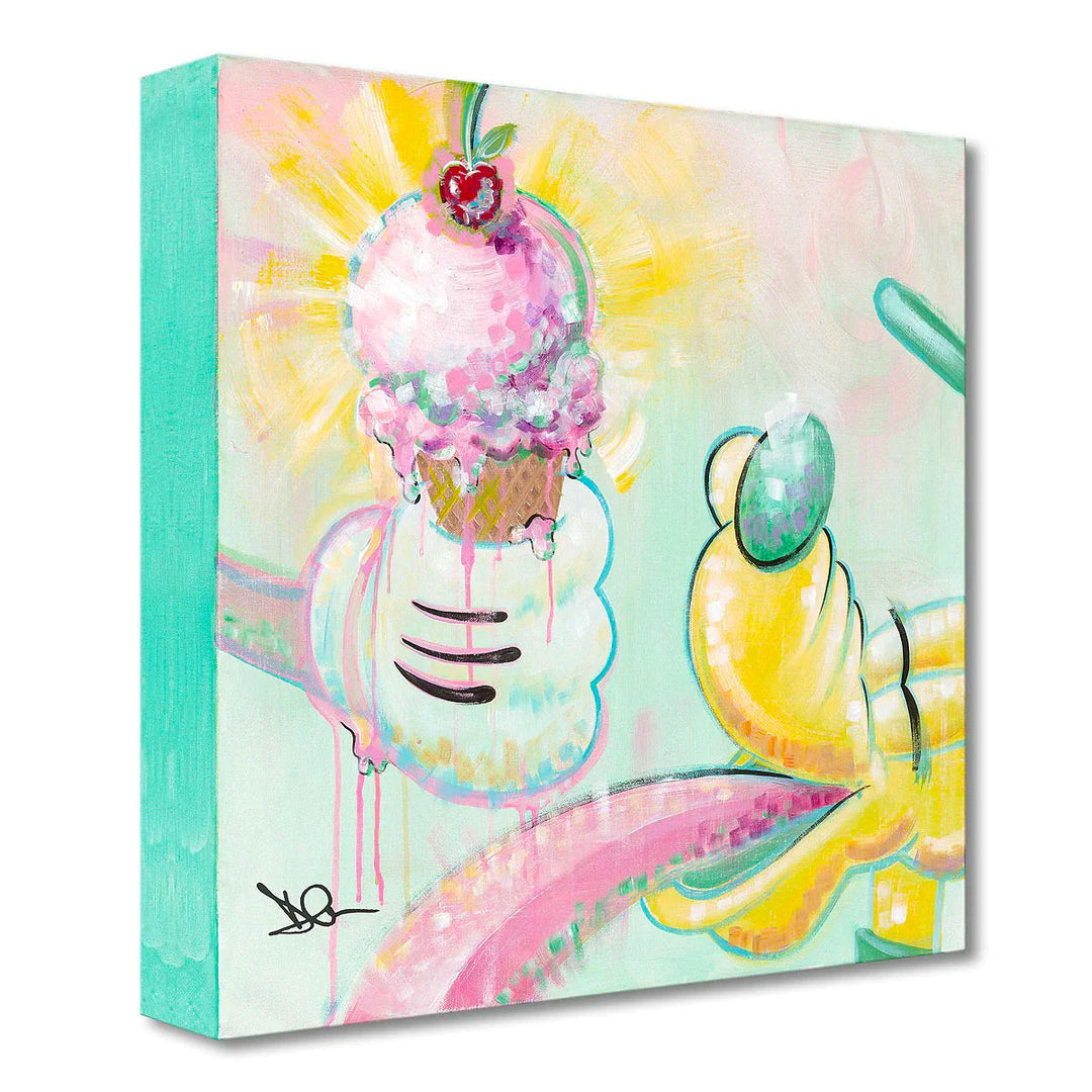 Dom Corona Disney Pluto's Pup Cup Limited Edition Canvas Giclee