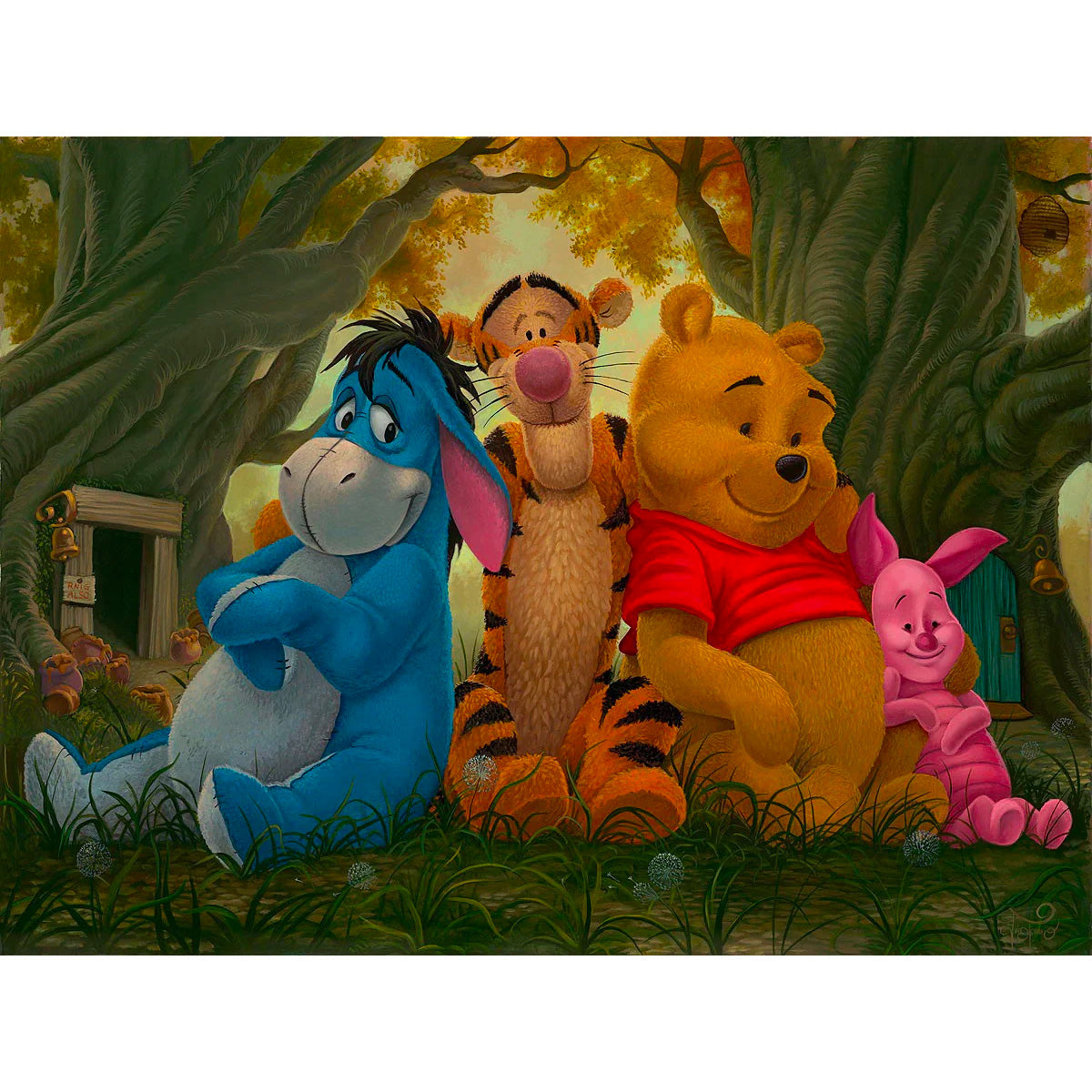 Jared Franco Disney Pooh and His Pals Limited Edition Canvas Giclee