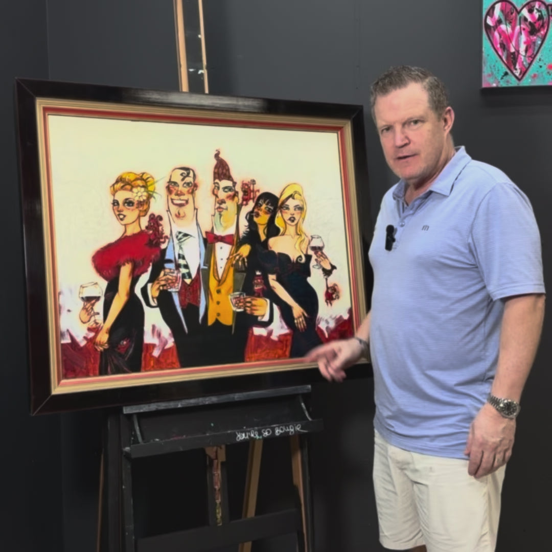 Todd White "Same Hell Different Devils" Limited Edition Canvas Giclee