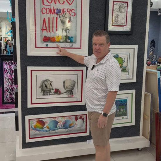 Fabio Napoleoni Framed • "Love Conquers All" Limited Edition Paper Giclee