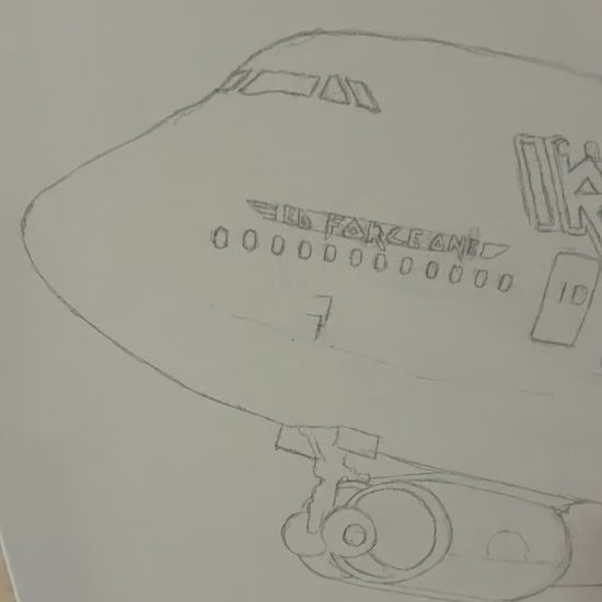 Stickman "Aces High" (Iron Maiden 747) Limited Edition Giclee
