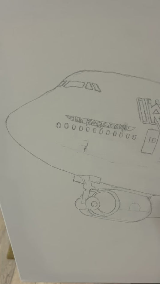 Stickman "Aces High" (Iron Maiden 747) Limited Edition Giclee