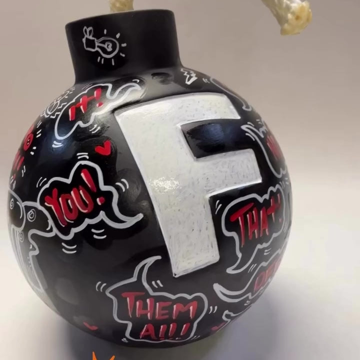 Original F Bomb Sculpture