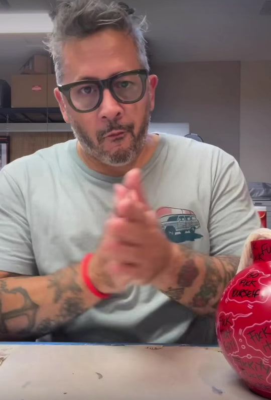 Original Red F Bomb Sculpture