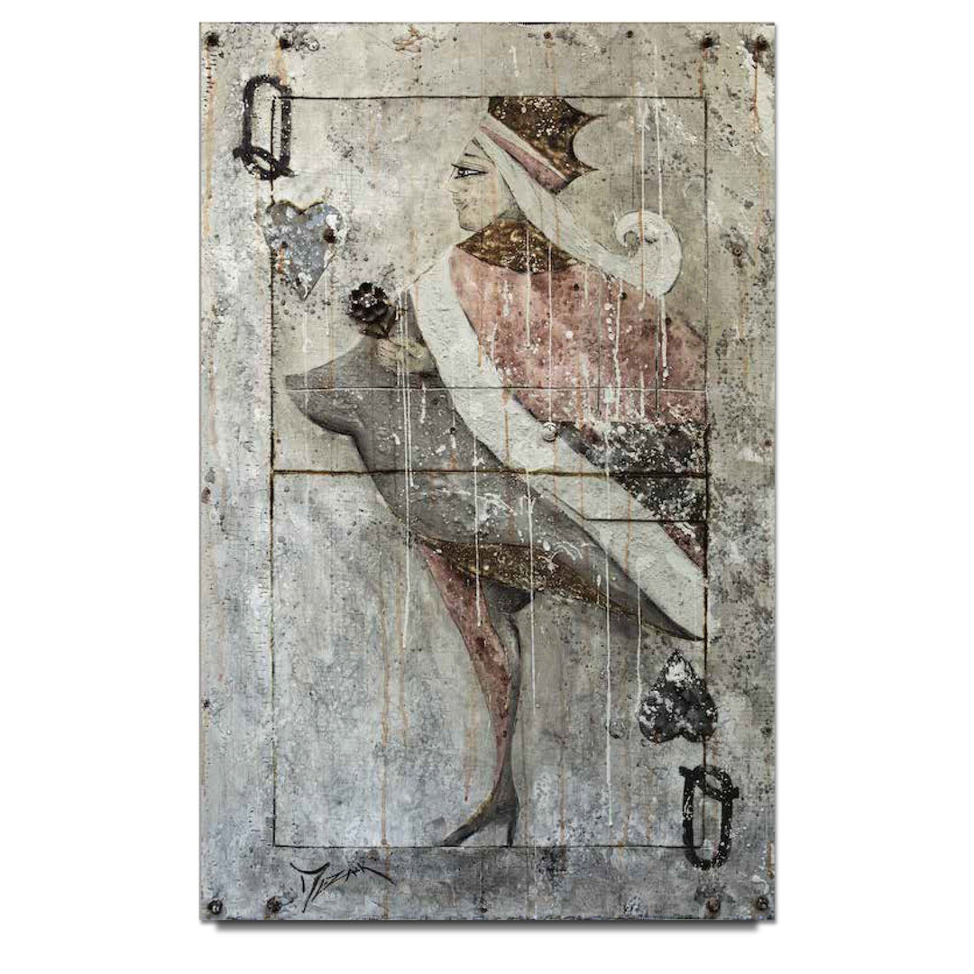 Trevor Mezak Queen of Hearts Limited Edition Canvas Giclee