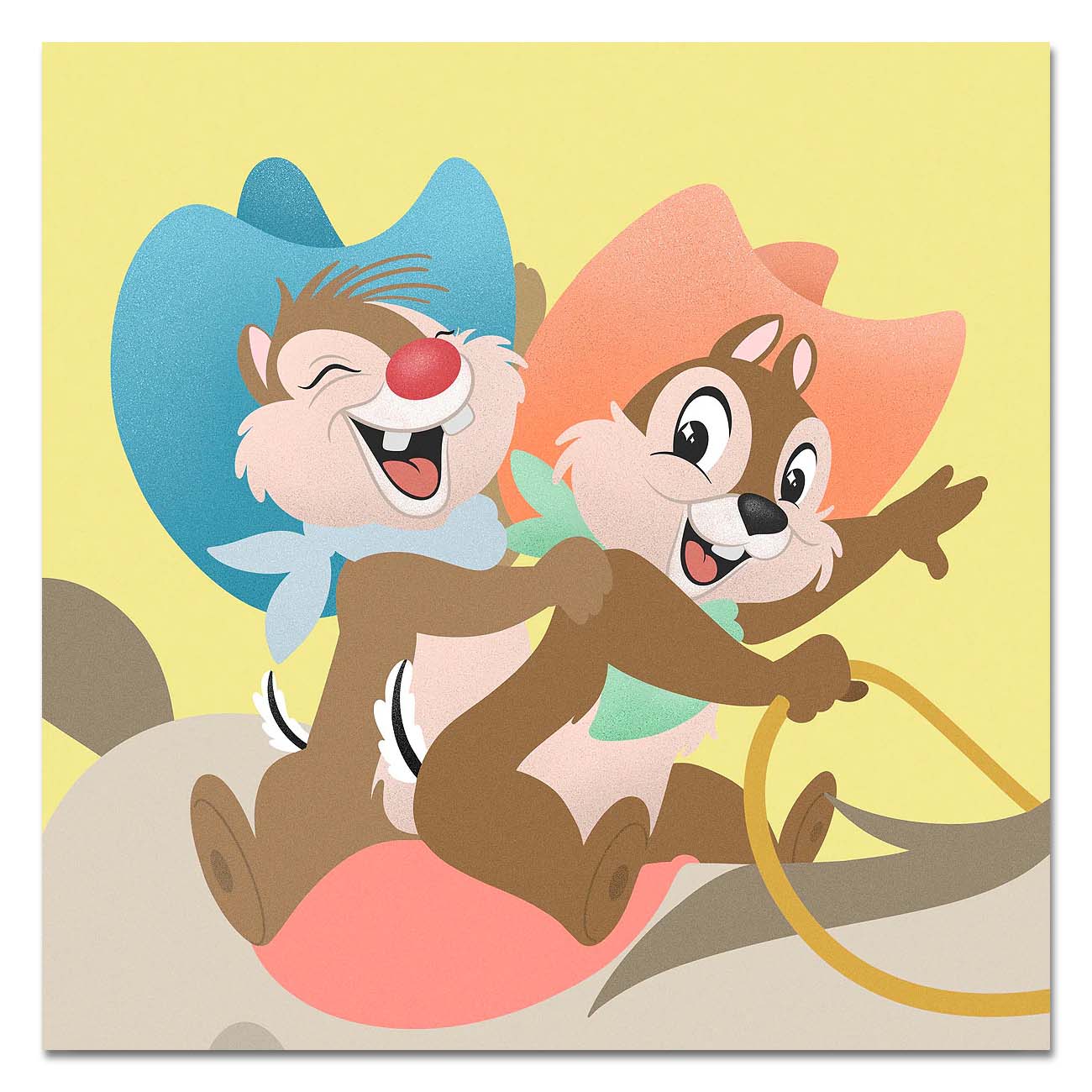 Dom Corona Disney Ranch Rascal Roundup Limited Edition Canvas Giclee