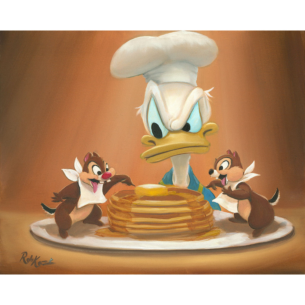 Rob Kaz Disney Breakfast Bandits Limited Edition Canvas Giclee