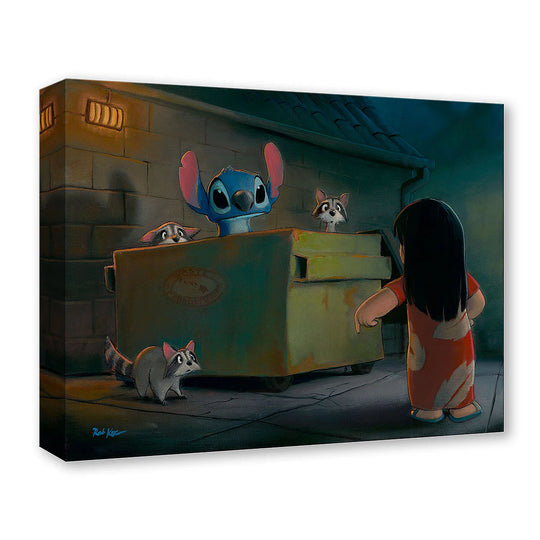 Rob Kaz Disney Diving Limited Edition Canvas Giclee