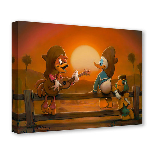 Rob Kaz Disney Sunset Song Limited Edition Canvas Giclee