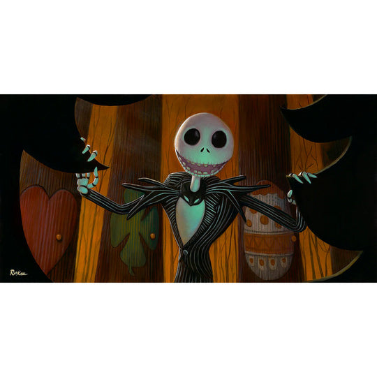 Rob Kaz Disney What's This? Limited Edition Canvas Giclee