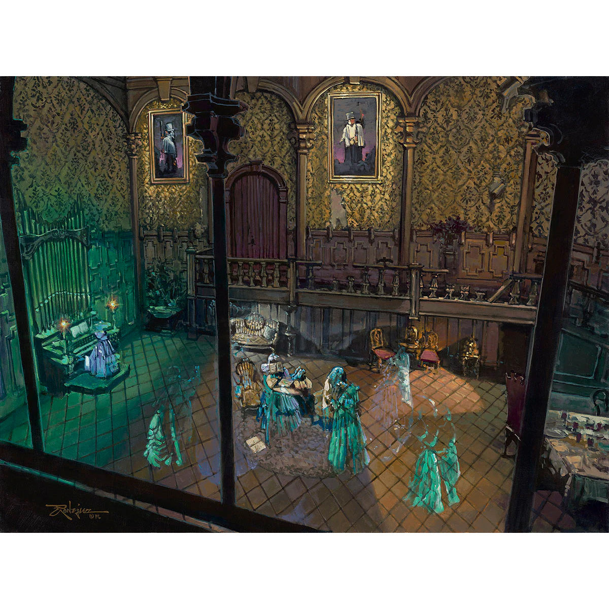 Rodel Gonzalez Disney Foolish Mortals Limited Edition Canvas Giclee