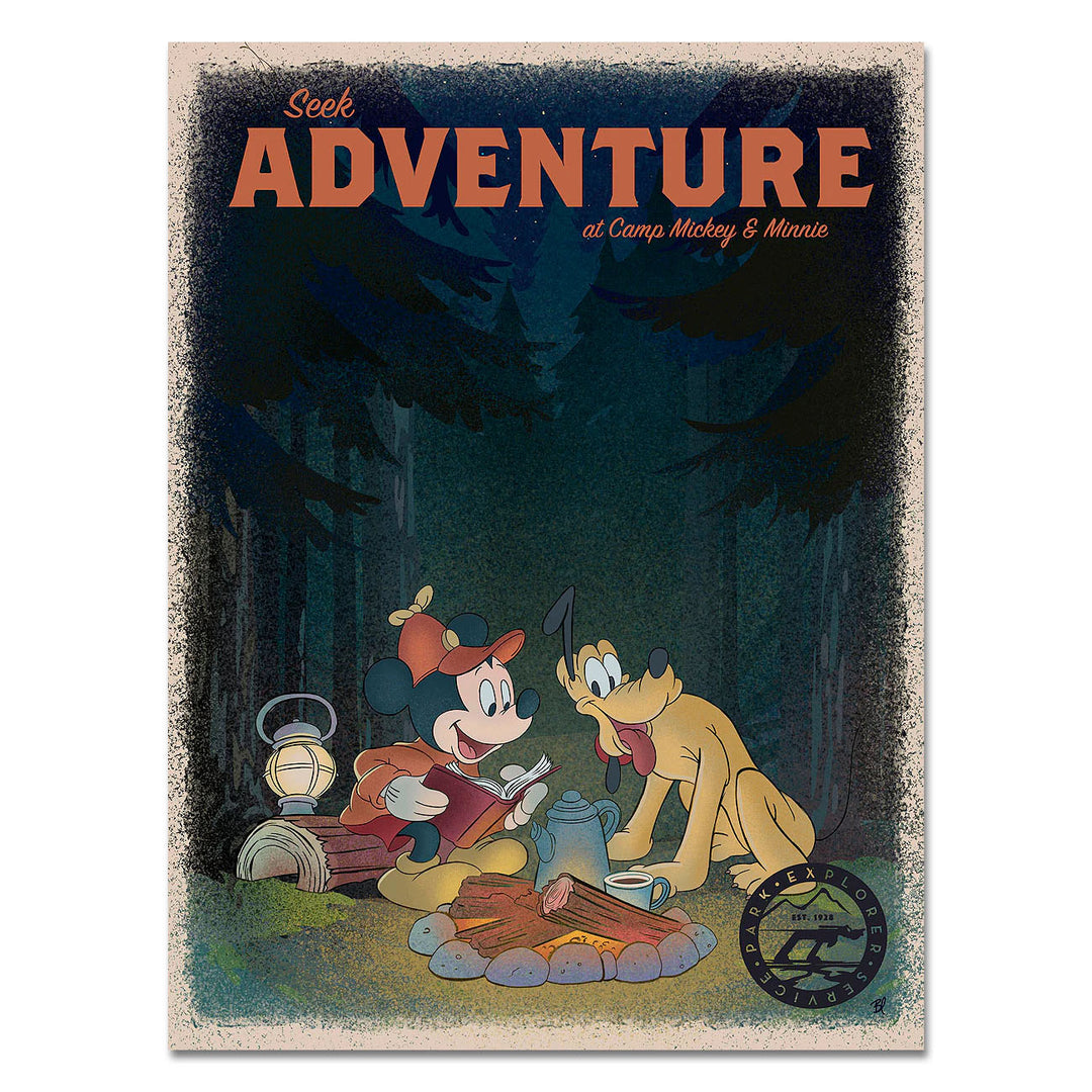 Bret Iwan Disney Seek Adventure Limited Edition Canvas Giclee
