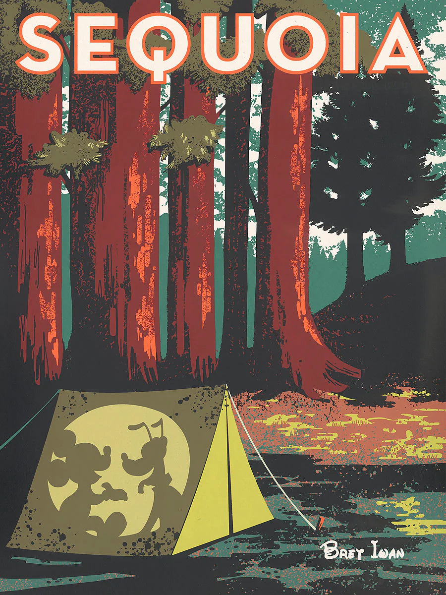 Bret Iwan Disney Sequoia Limited Edition Canvas Giclee
