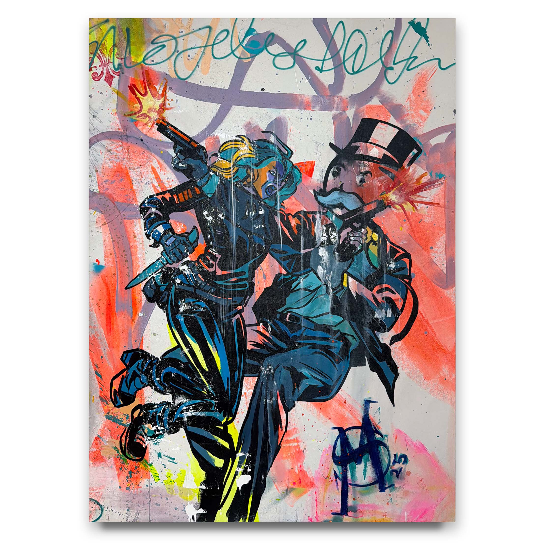 Sinister Monopoly Contemporary Art Original