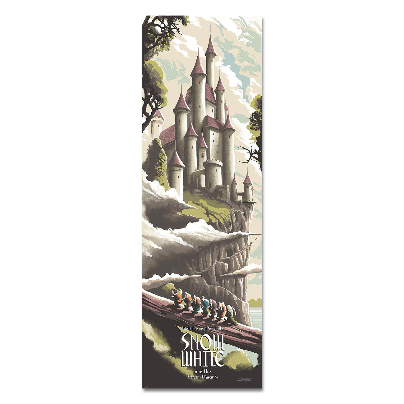 JC Richard Snow White and the Seven Dwarfs Limited Edition Canvas Giclee