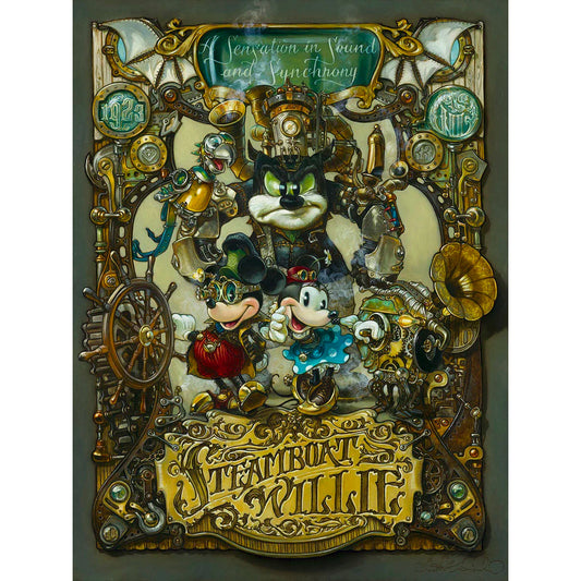 Heather Edwards Disney "Steampunk Mickey and Me 1923" Limited Edition Giclee