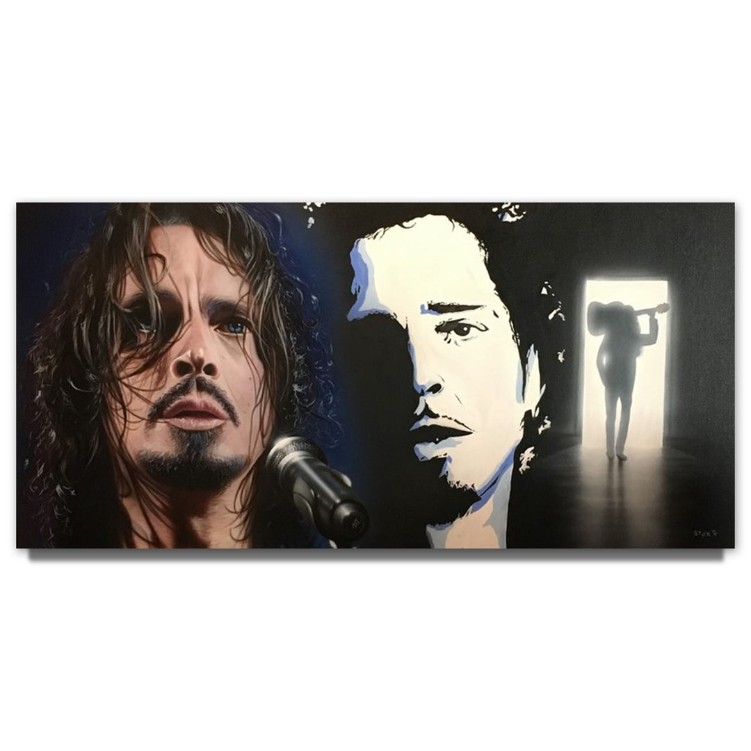 Stickman Heaven Send Hell Away (Chris Cornell) Limited Edition Canvas Giclee