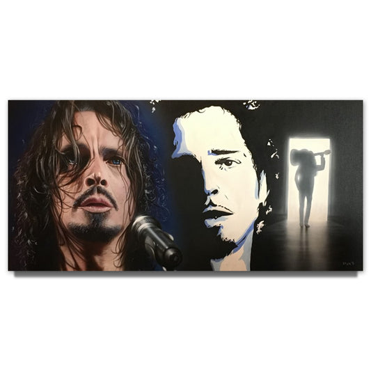 Stickman "Heaven Send Hell Away" (Chris Cornell) Limited Edition Canvas Giclee