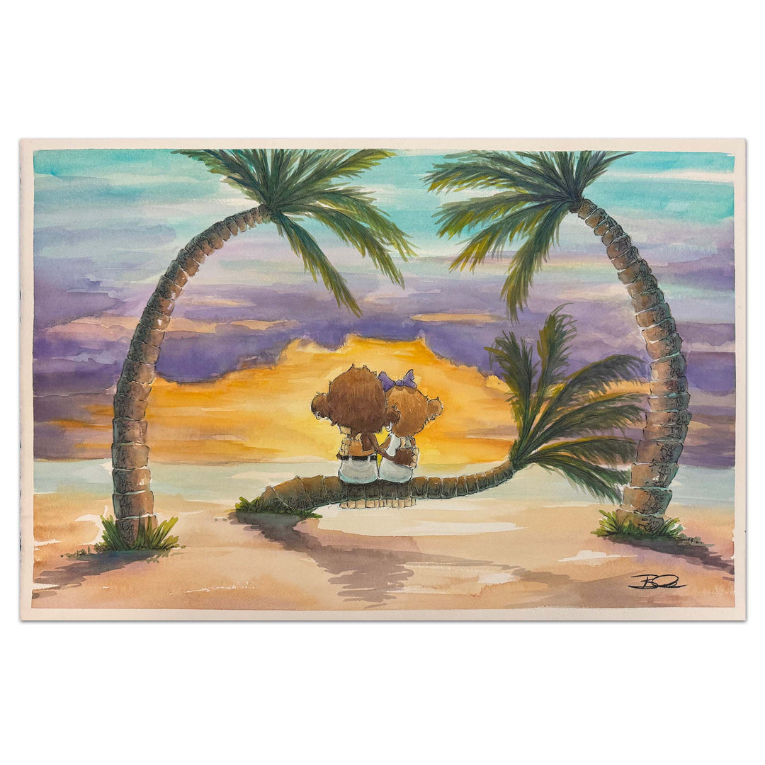 Ben Olson Love and Sunsets Original