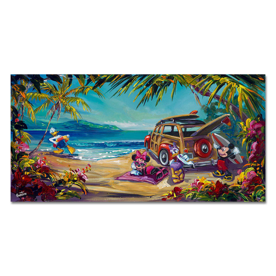 Steve Barton Surf Day Limited Edition Canvas Giclee