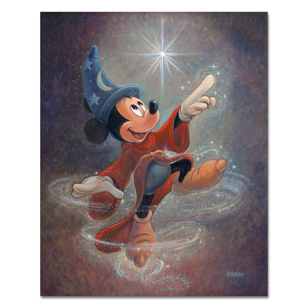 Bret Iwan Disney Swept Up in the Magic Limited Edition Canvas Giclee