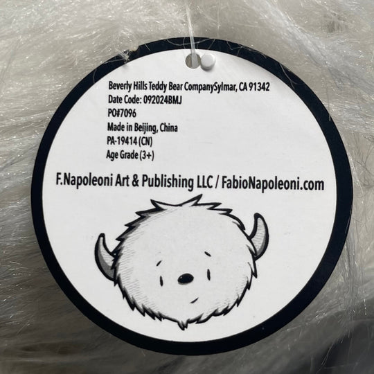 Fabio Napoleoni "Darwin" Plush Yeti Character Collectable Plush