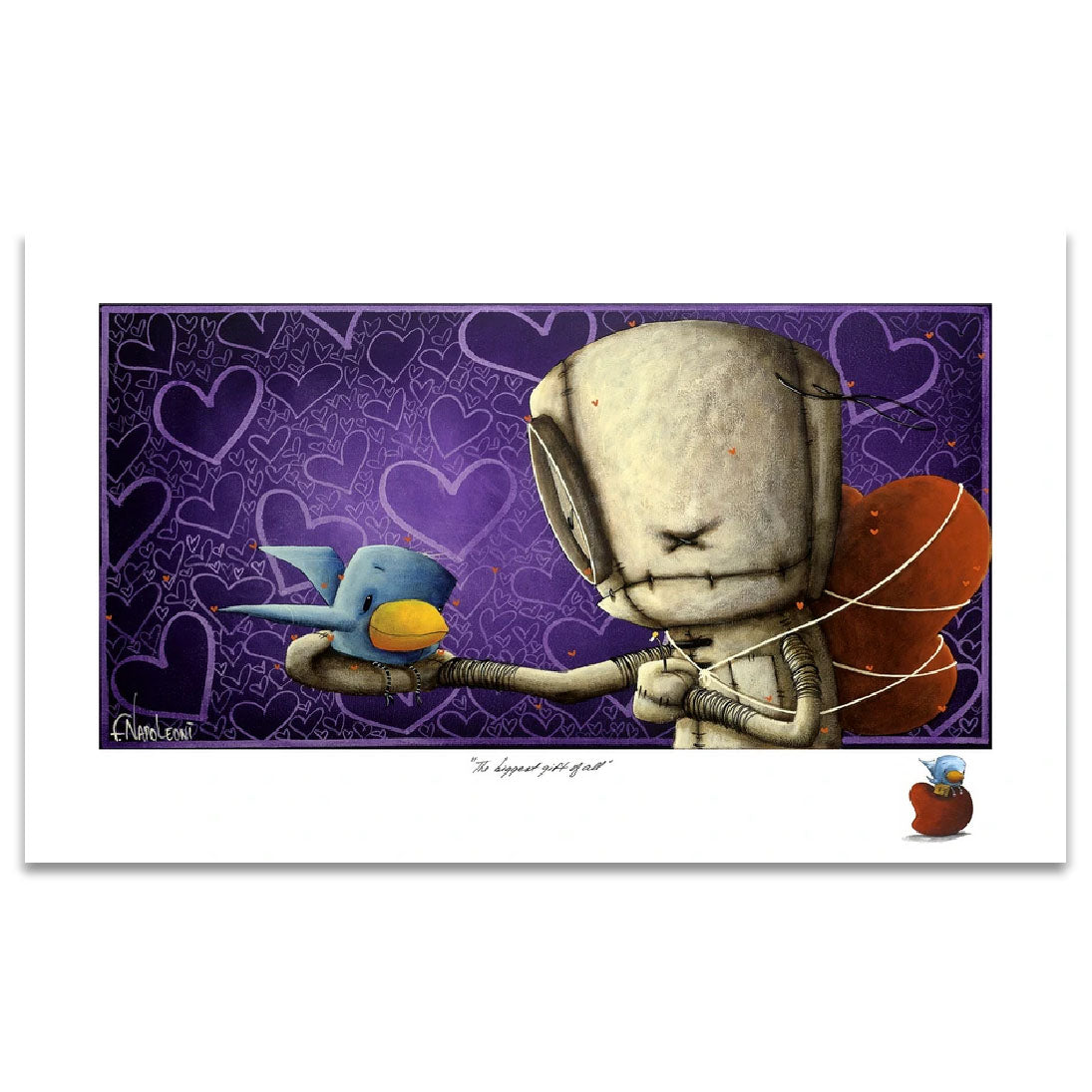 Fabio Napoleoni "The Biggest Gift of All" Limited Edition Paper Giclee
