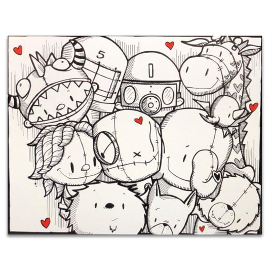 Fabio Napoleoni "The Gang" Limited Edition Paper Giclee