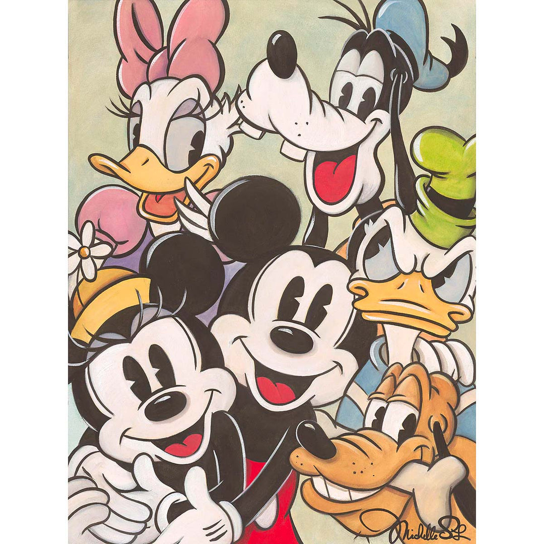 Michelle St. Laurent Disney The Fabulous Six! Limited Edition Canvas Giclee