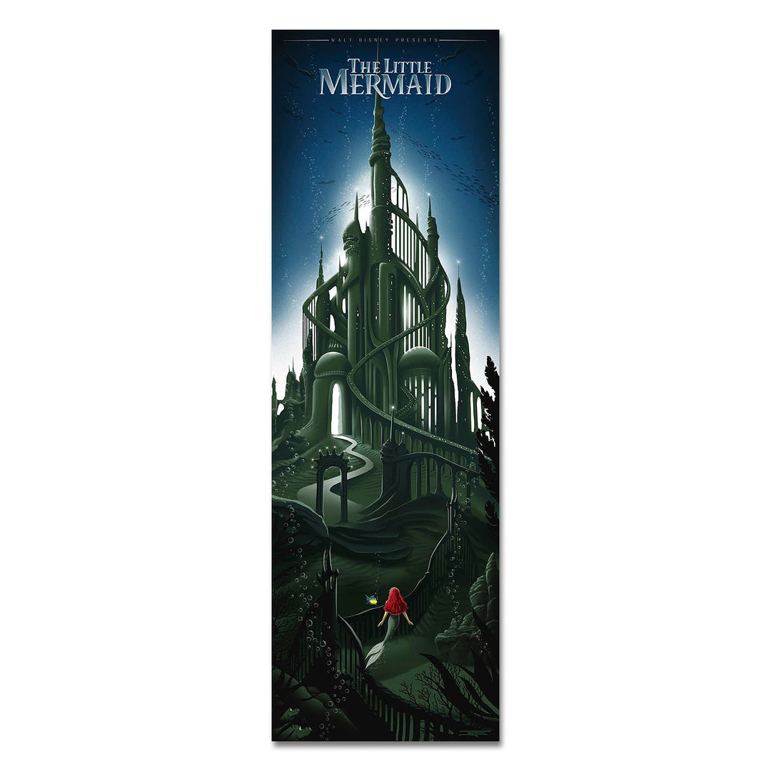 JC Richard The Little Mermaid Castle Limited Edition Canvas Giclee