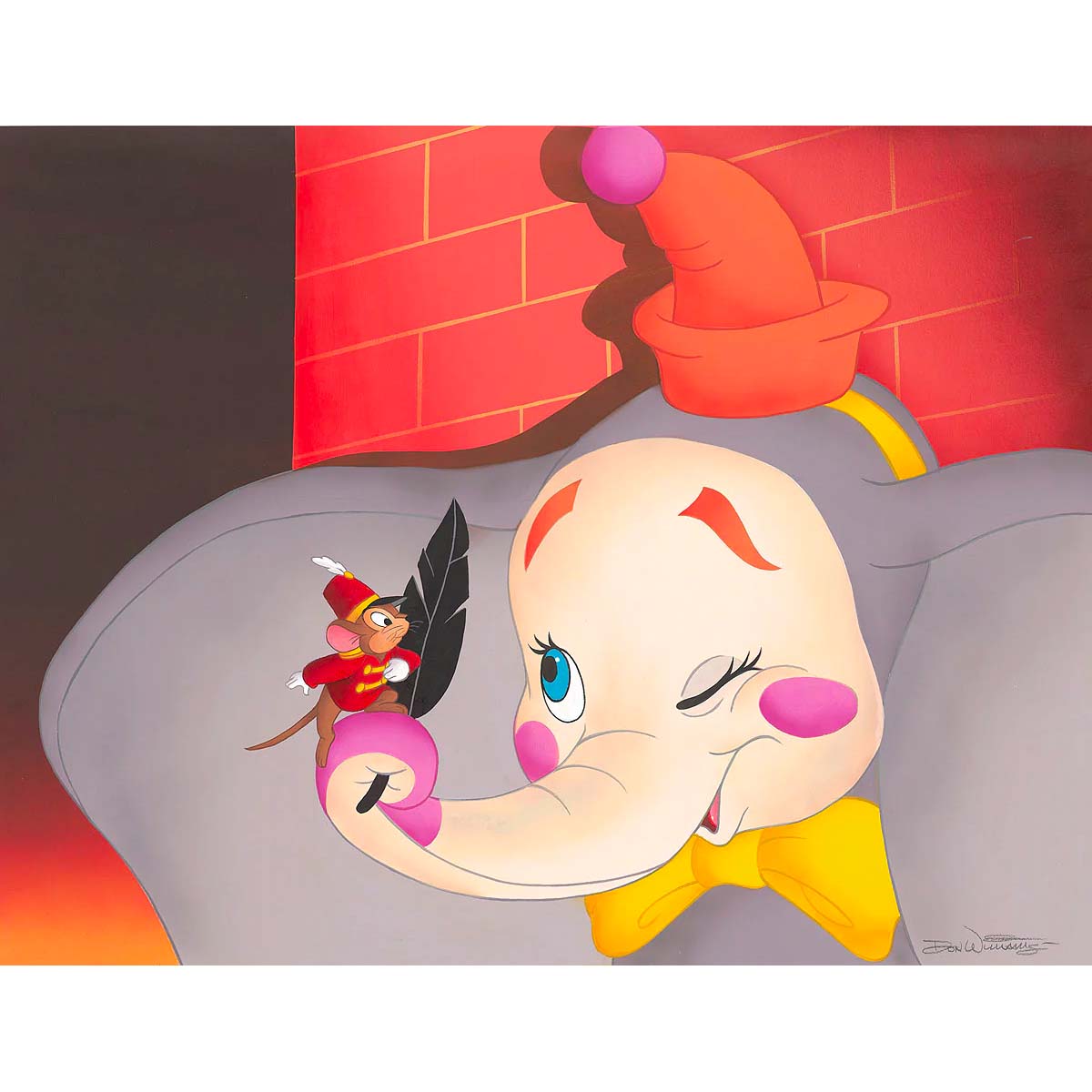 Don "Ducky" Williams Disney "The Magic Feather" Limited Edition Canvas Giclee