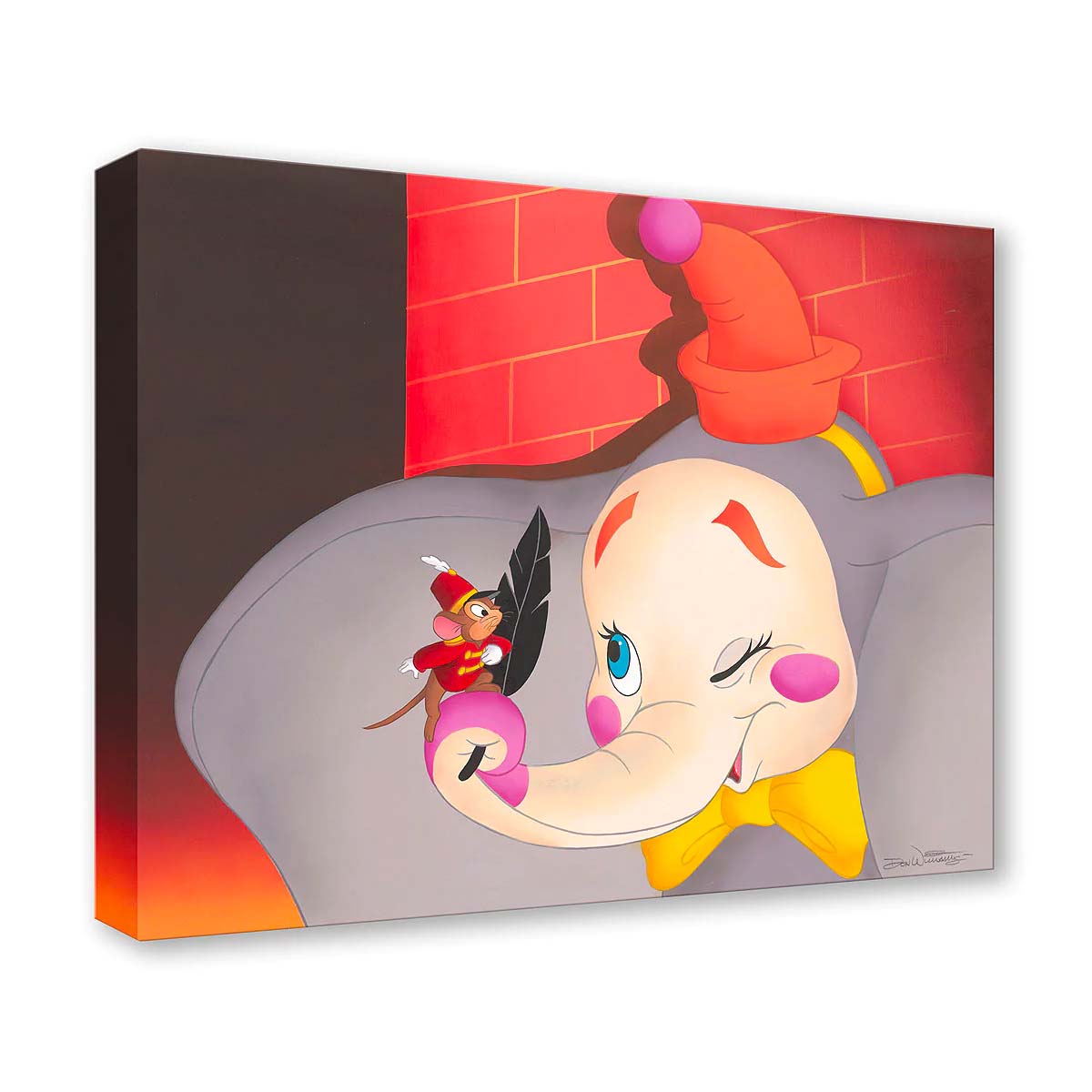Don "Ducky" Williams Disney The Magic Feather Limited Edition Canvas Giclee