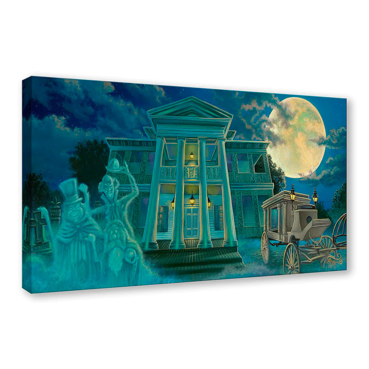 Jared Franco Disney The Moon Climbs High Limited Edition Canvas Giclee