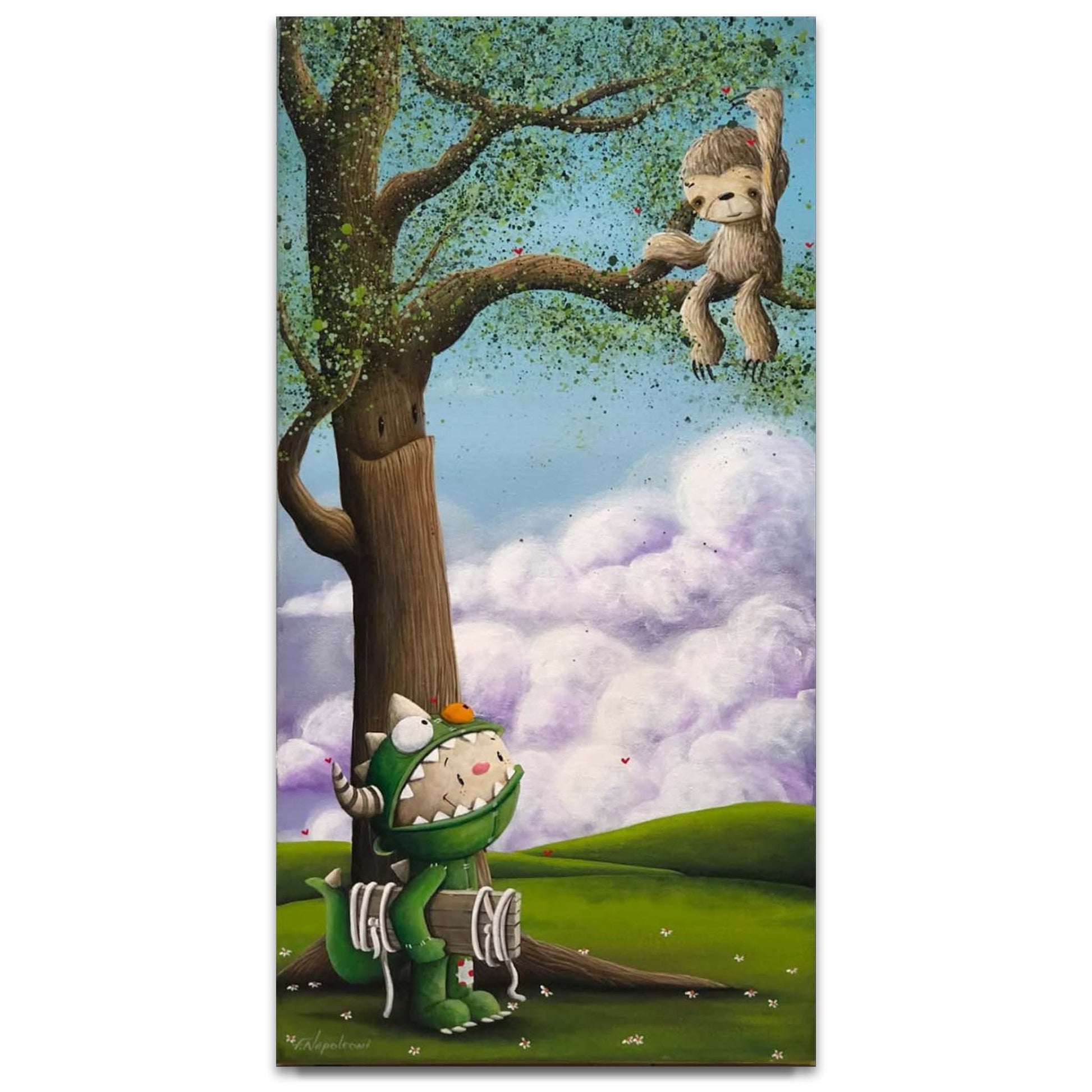 Fabio Napoleoni "The Perfect Spot" Limited Edition Canvas Giclee