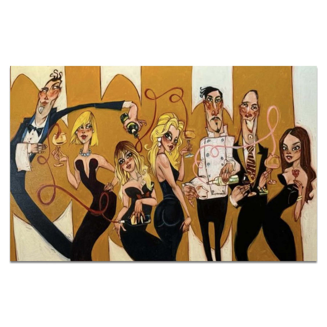 Todd White The Screw Offs Limited Edition Canvas On Board
