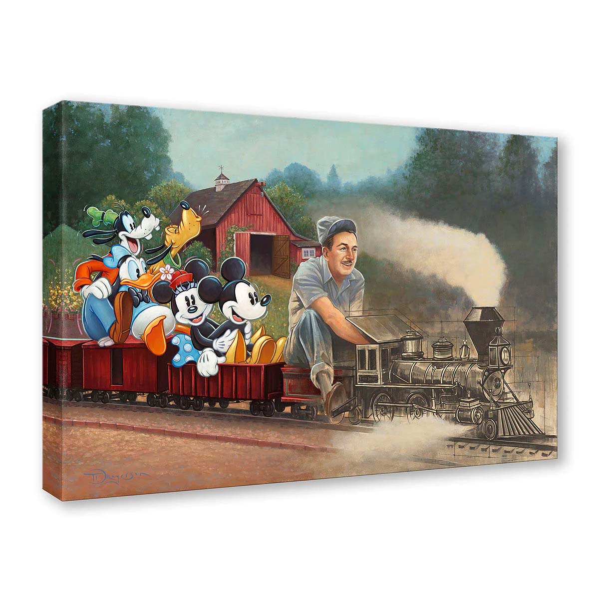 Tim Rogerson Disney "The Engine of Imagination" Limited Edition Canvas Giclee