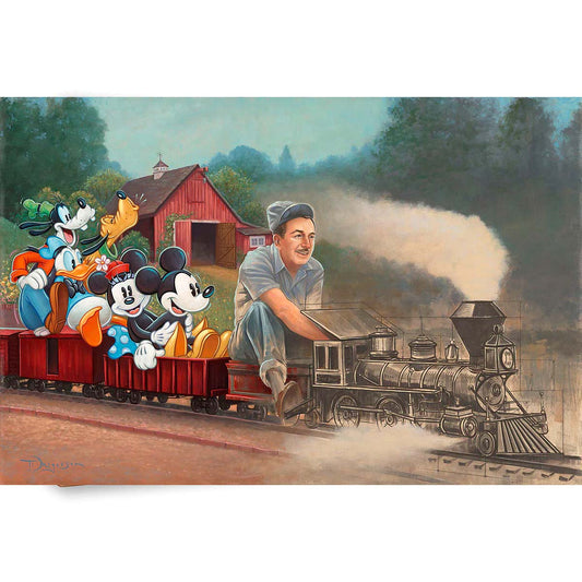 Tim Rogerson Disney "The Engine of Imagination" Limited Edition Canvas Giclee