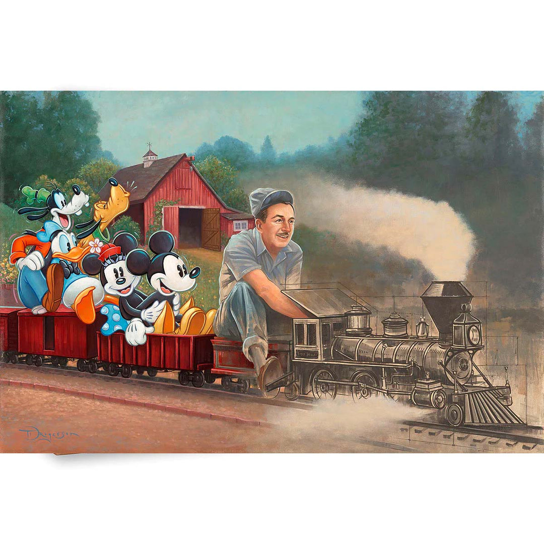 Tim Rogerson Disney The Engine of Imagination Limited Edition Canvas Giclee