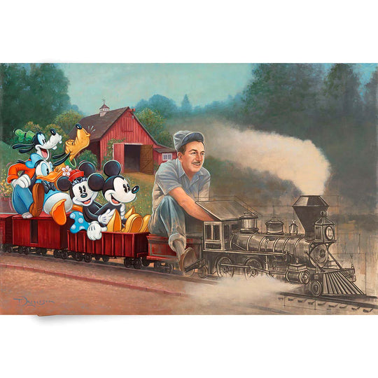 Tim Rogerson Disney The Engine of Imagination Limited Edition Canvas Giclee