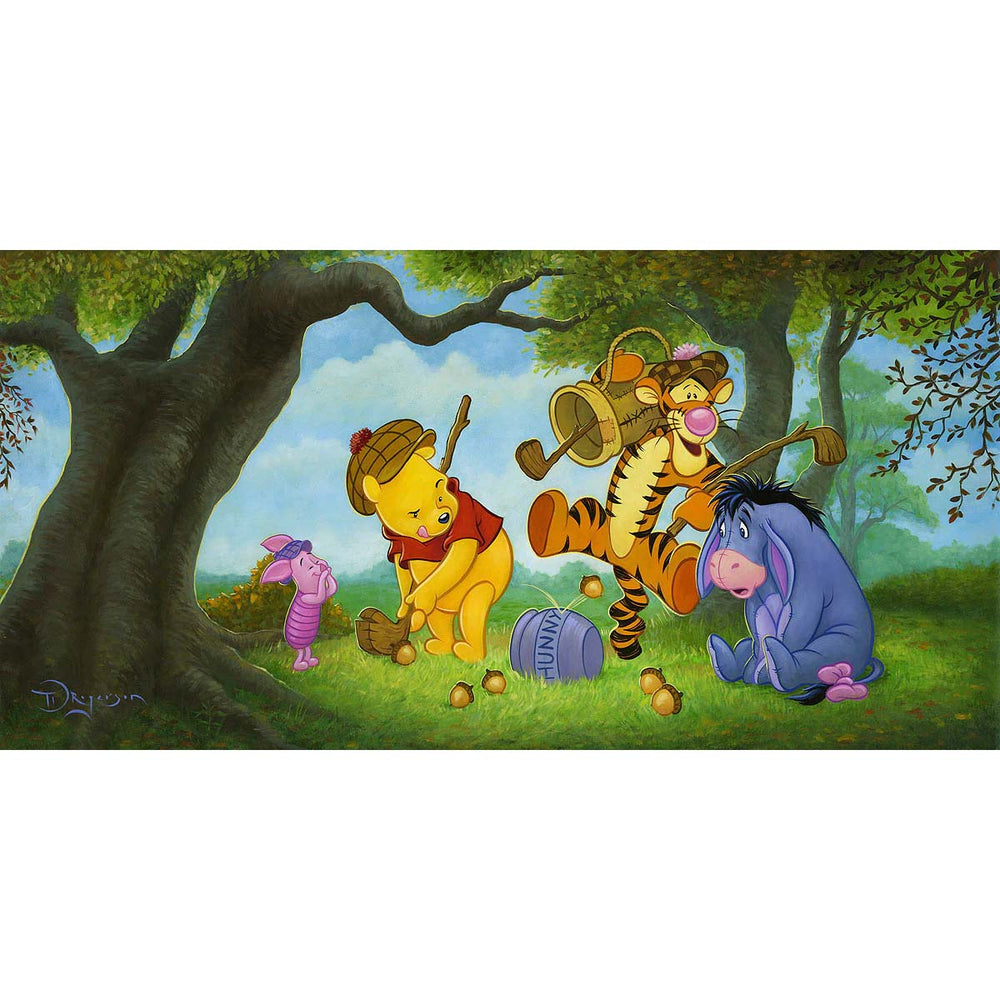 Tim Rogerson Disney Pooh Over Par Limited Edition Canvas Giclee