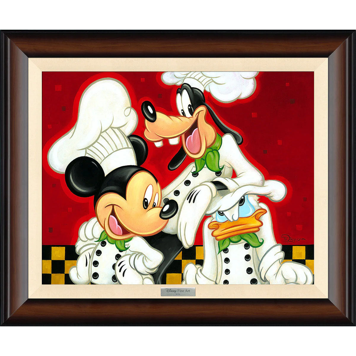 Tim Rogerson Disney Too Many Cooks Limited Edition Canvas Giclee