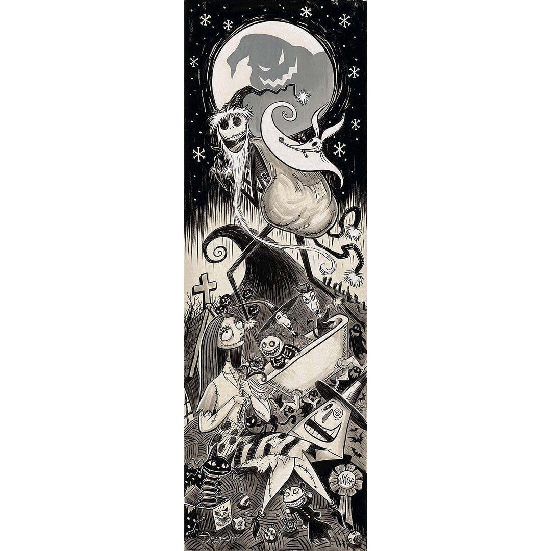 Tim Rogerson Disney Twas the Nightmare Before Christmas Limited Edition Canvas Giclee