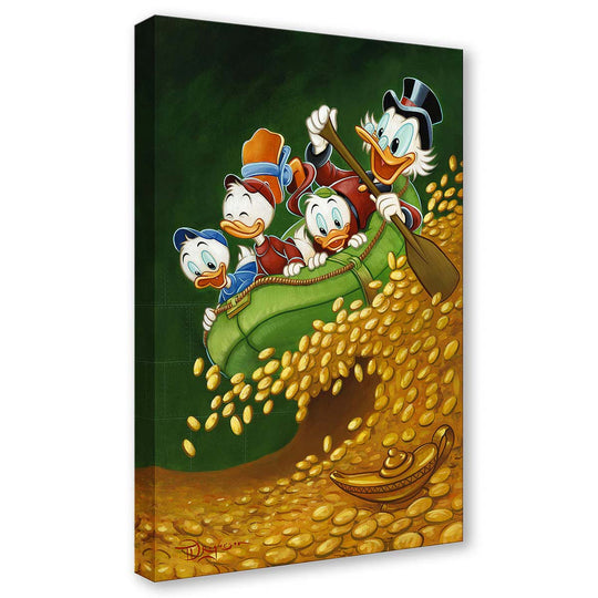 Tim Rogerson Disney Uncle Scrooge's Wild Ride Limited Edition Canvas Giclee
