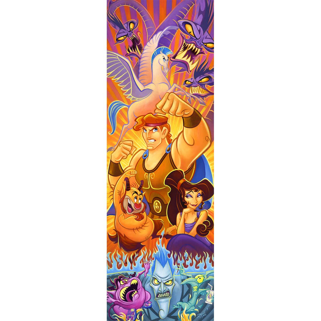 Tim Rogerson Disney Zero to Hero Limited Edition Canvas Giclee