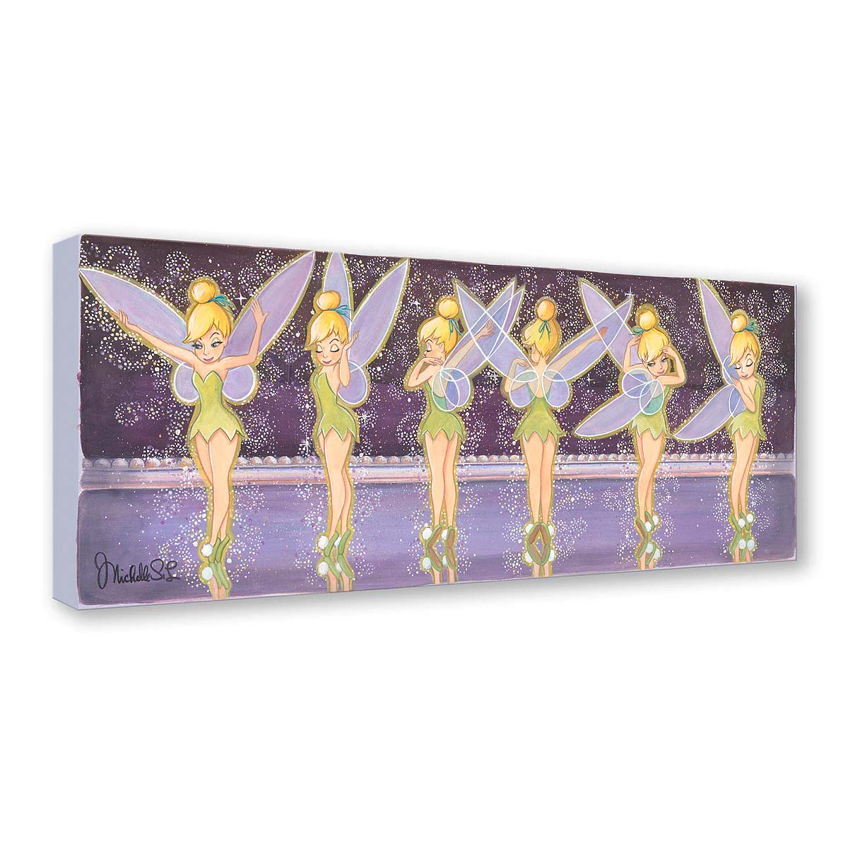 Michelle St. Laurent Disney "Tink Twist" Limited Edition Canvas Giclee