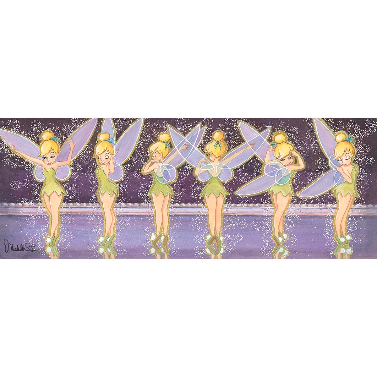 Michelle St. Laurent Disney Tink Twist Limited Edition Canvas Giclee